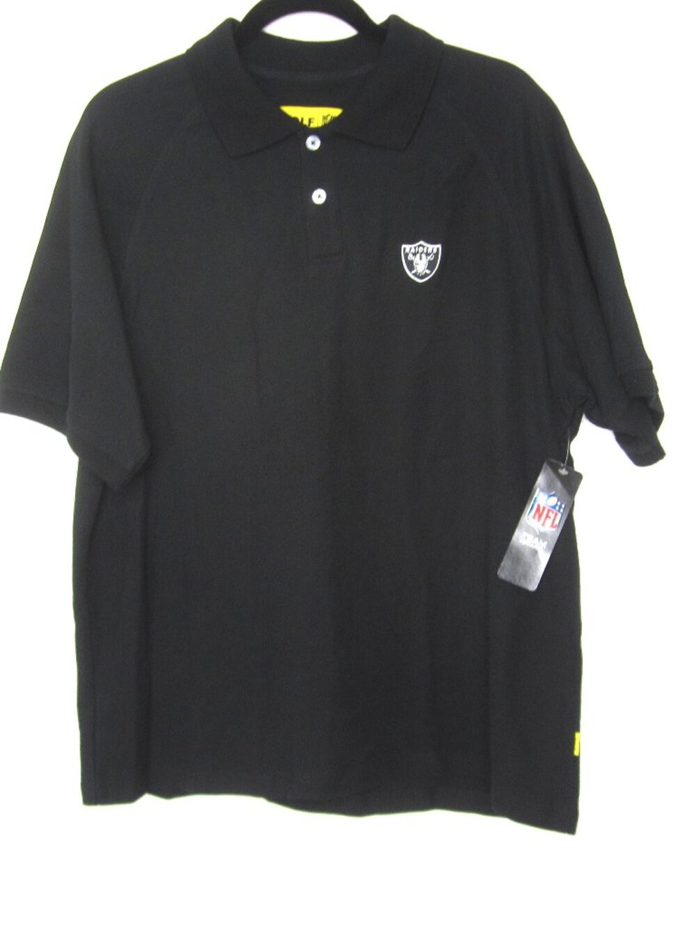 New GOLF Wang Streetwear Las Vegas Raiders Polo Shirt Men's Size M Medium Black
